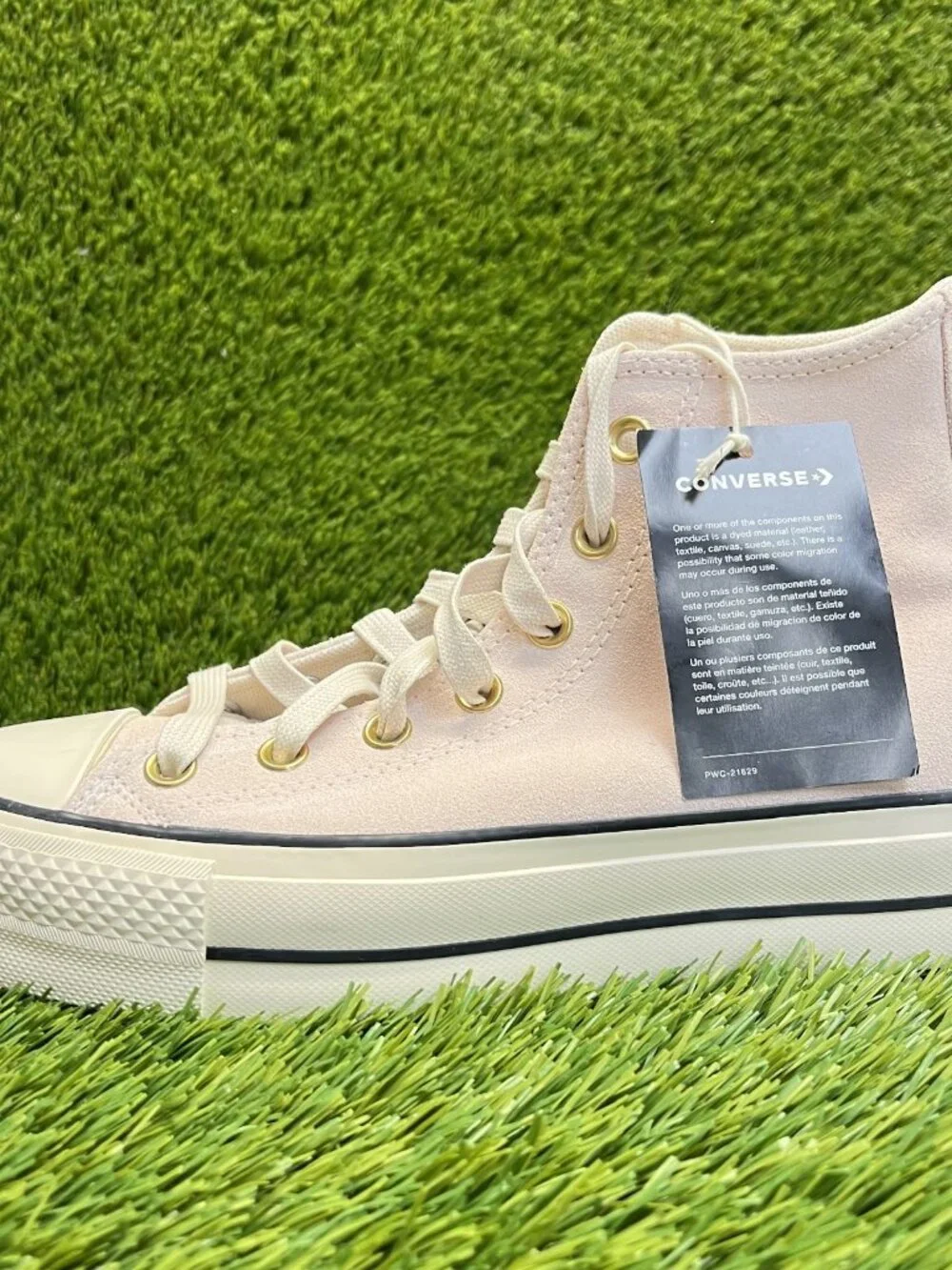 Converse Chuck Taylor All Star Lift Womens Size 8 Beige Athletic Shoes Sneakers - Picture 3 of 10